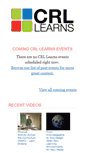 Mobile Screenshot of crllearns.kucrl.org